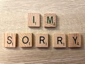 Apologizing to your partner when you did not mean something that you said, and may have hurt their feelings. Modern Wellness Counseling. San Antonio, Tx. Virtual online counseling. 78230,78249,78255,78258,78259.