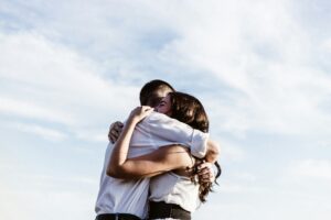 Couple building a stronger bond by a hug in in San Antonio, Texas. 78249, 78229, 78256, 78257, 78759, 78727, 77005, 75225